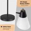 Coucrek Floor Lamp for Living Room, Adjustable Gooseneck Standing with