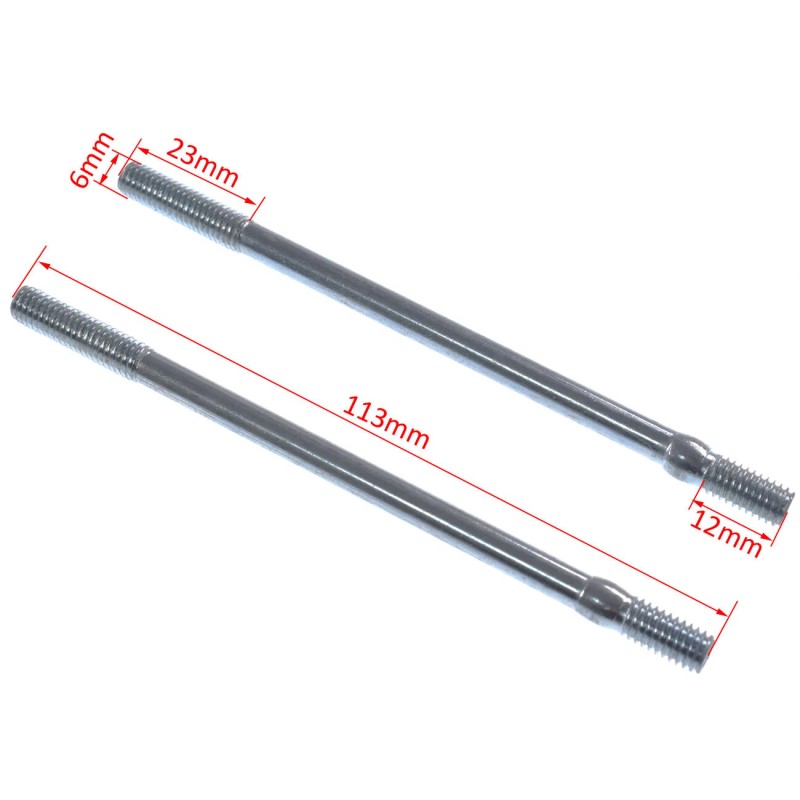 Unbranded 2 PC Carburetor Mounting Stud Bolts Fits Honda GX160