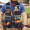 Electrician Tool Vest for Men, Tool Vest Electrician with Molded