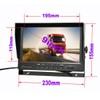 9" 4Pin IPS HD SD DVR Recording 2CH Split Car