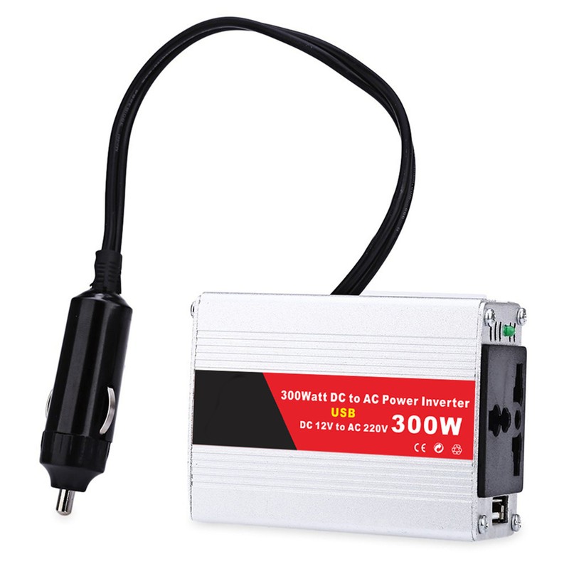 Portable Inverter Car Power Inverters DC12Volt To AC220Volt Transformer 300W