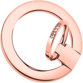 EI Sonador Smartphone Ring, Magnetic, MagSafe Compatible, Bunker Ring, Smartphone Stand Function, Super Strong, Adjustable Angle, Easy to Put on and Take Off, Thin, Series On, Compatible with All