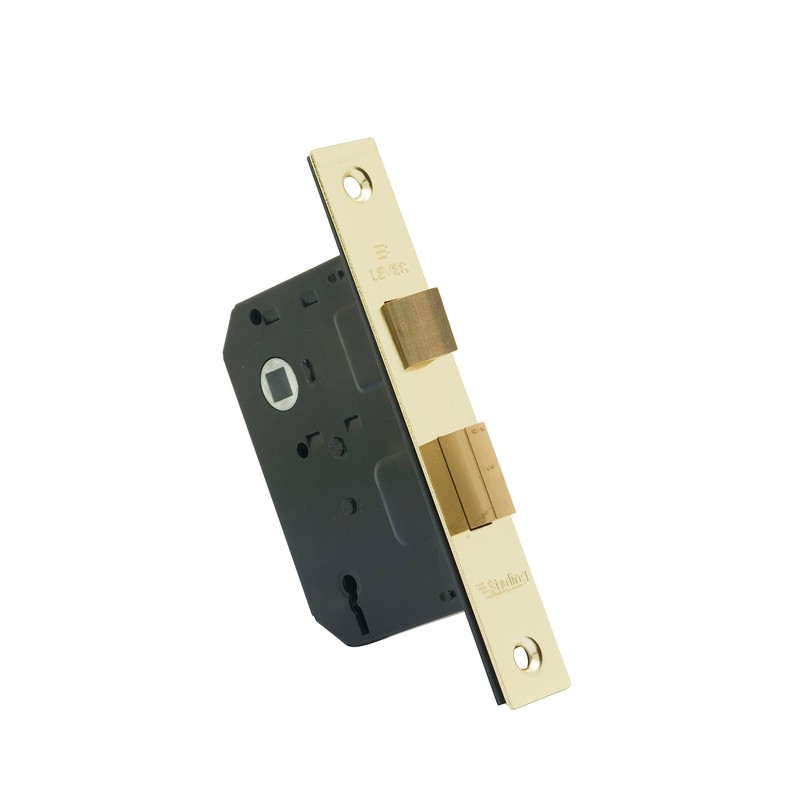 Sterling MLS325 2.5-inch/65mm 3-Lever Sashlock - Brass