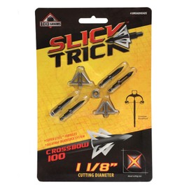 Slick Trick Broadhead 1 1/8" Crossbow 4 Pack