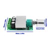 OTOTEC 2pcs PWM DC Motor Speed Controller 12V-24V 10A Fan