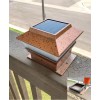 RELIGHTABLE 8-PACK 4x4 RELIGHTABLE Outdoor Garden Solar Copper Post Deck