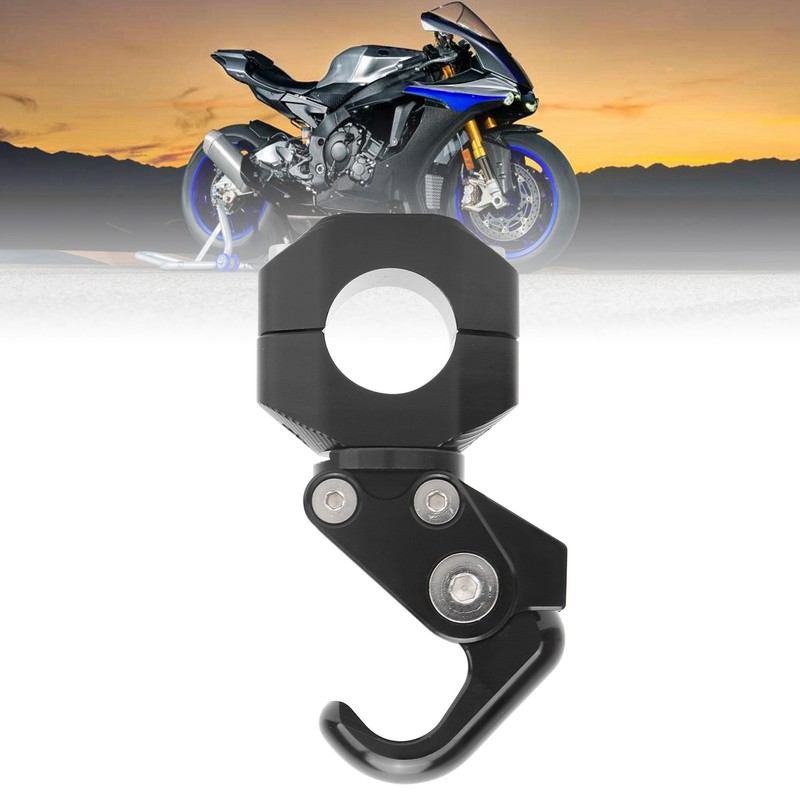Motorcycle Handlebar Claw Hook Folding Universal Helmet Storage Hanger Holder