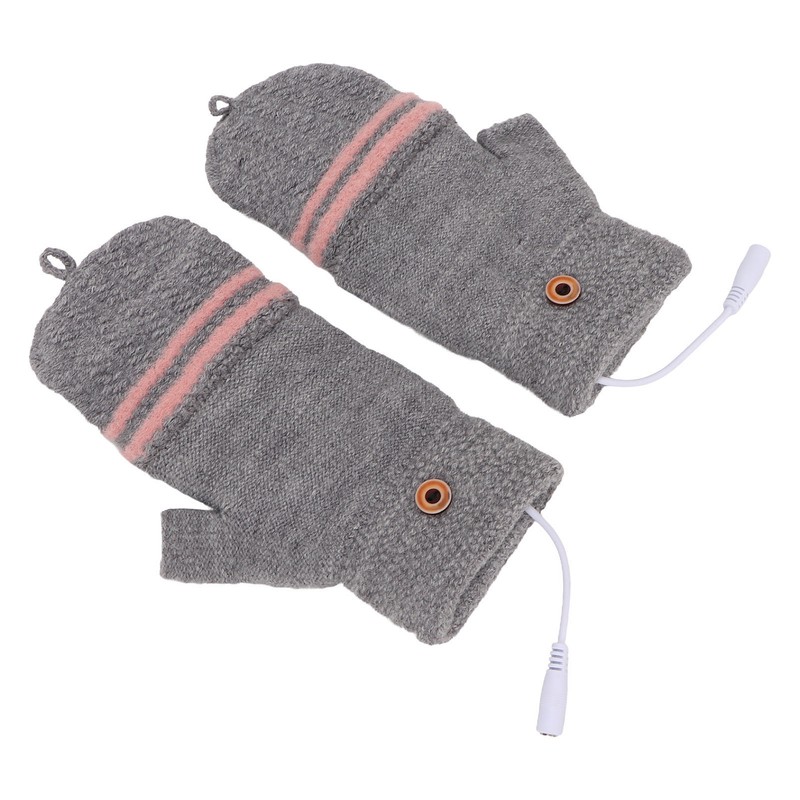 Heated Mitten Gloves Double Sided Heating Promote Blood Circulation USB