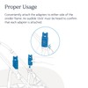 UPPAbaby Cruz Upper Adapter - Compatible with Cruz, Bassinet, Aria,