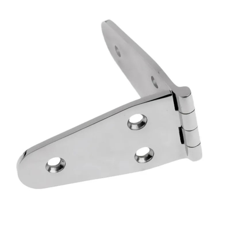 JT-HLM 2Pcs Stainless Steel Boat Hinge Stamped 5-1/2'' Marine Mount