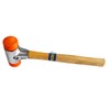 S&R Rubber Mallet soft-face mallet 40 mm, PU head, hickory