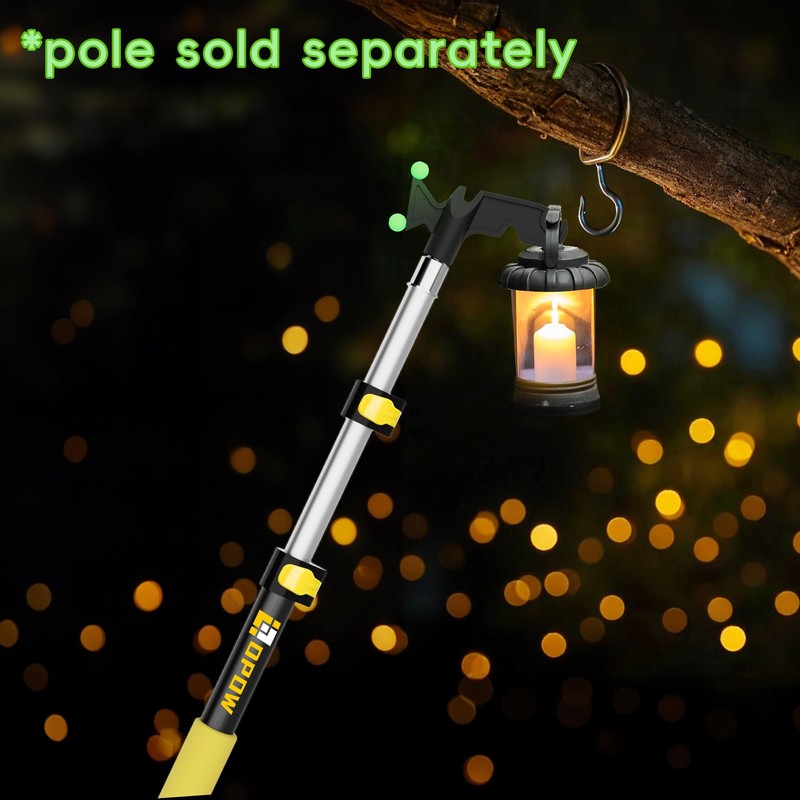 Opow Christmas Light Hanger Tool Attachment, Utility Hook Screw On