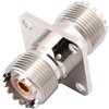 tunghey 2Pack SO239 to SO239 Chassis Mount Connector, SO239 UHF