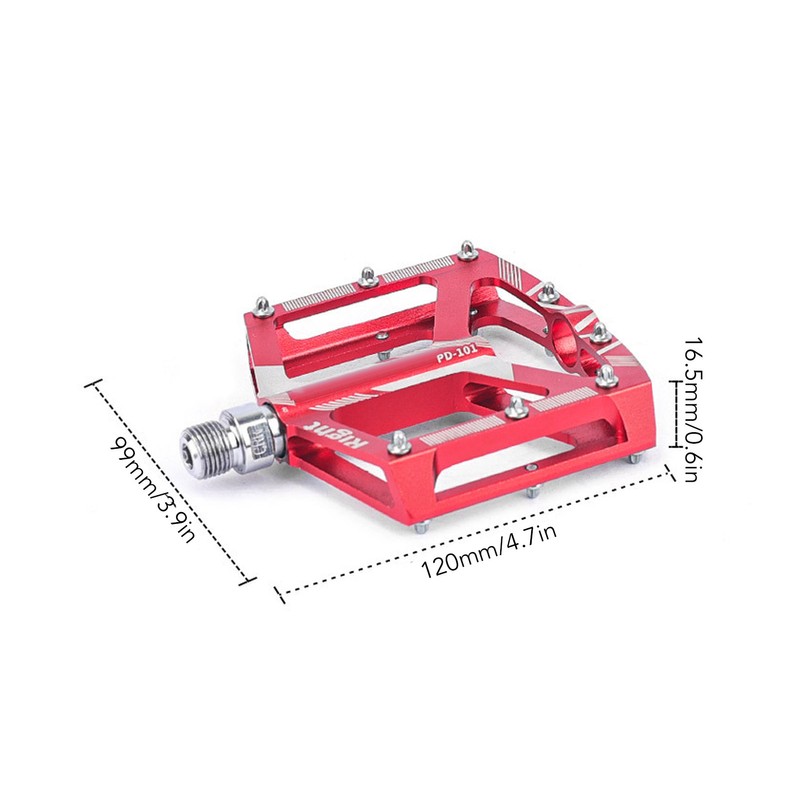 2PCS Universal Mountain Bike Pedal Replacement Non Slip CNC Aluminum