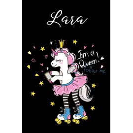 Lara Notizbuch: Personalisiertes Geschenk, Individuelle Geschenkidee, Notizbuch mit 120 Seiten als Softcover, 6x9inches (ca. A5)