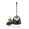 AdHoc Big Heart Tea Filter Black Plastic / Stainless Steel