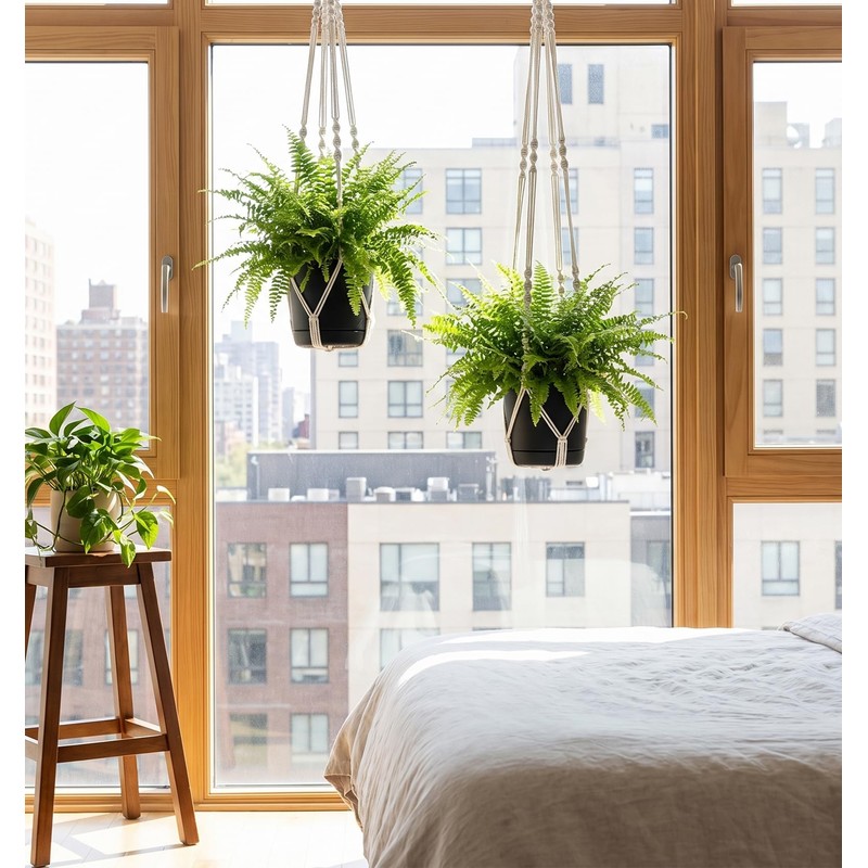 2 Pcs Small Macrame Plant Hangers, Small Plant Hanger