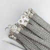 YANYULI 9pcs Car Muffler Earth Flat Braided Ground Strap 200mm