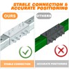 U Shaped Strut Channel Connector Extend Bracket Versatile Splice Extender