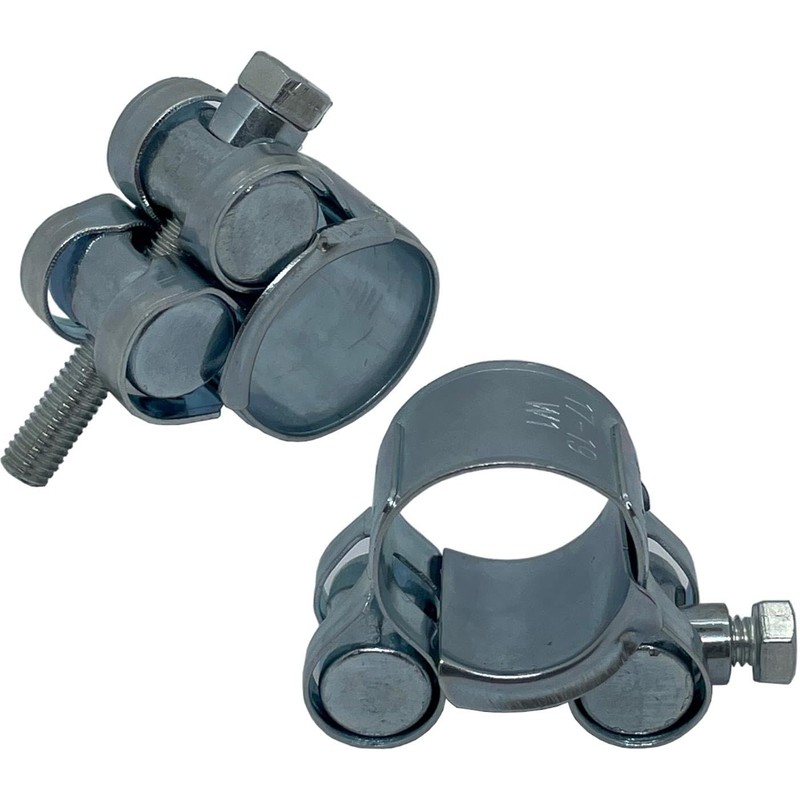 4x Lumonic Stainless Steel Joint Bolt Clamp 20-22 mm V2A