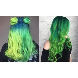 Lime twist / Iguana green / glass green / 绿蜥蜴绿 / 青柠绿 fruity dye color [30ml]