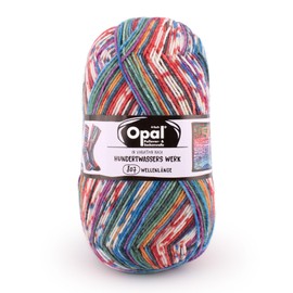 Opal - Opal Nach Hundertwasser Edition 4053-807 (425m) 4-Ply Durable Sock Yarn - 1x100g