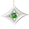 Stainless steel spinner M-Mit Diamond Crystal Decoration - 12 CM