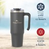 Tommy Bahama Vacuum Insulated Water Bottle with Straw - Double-Wall
