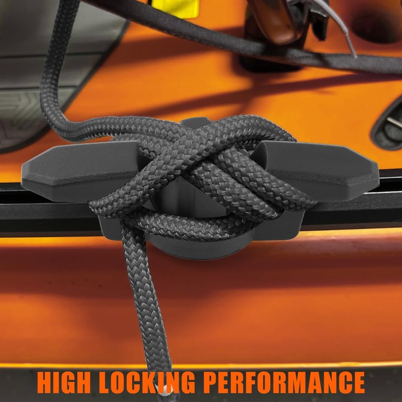 NOWHYX Kayak Anchor Cleat, 2Pcs Line Cleat for Kayak Track