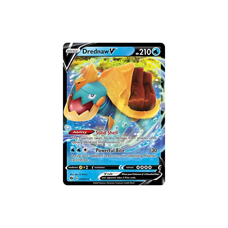 Pokémon Drednaw V - 014/073 - Ultra Rare Trading Card