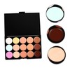 Beavorty 2pcs 15 Concealer Camouflage Coverage Liquid Palettes Kit Pro