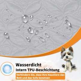 PICK FOR LIFE Waterproof Dog Blanket, Available on Both Sides and Soft Dog Mat for Large and Small Dogs, Protection for Bed, Sofa, Car