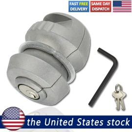 Unbranded Tow Bar Hitch Coupling Lock Trailer Caravan High Security 2Inch Tow Balls 2Keys
