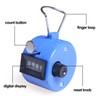 ewinever 3 Abs Hand Held Tally Counter 4 Digit Clicker