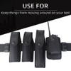 DONGKER Leather Belt Keeper, 1/2/4 Piece Security Belt Holder, Tactical