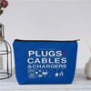 Plugs, Cables & Chargers Bag - Durable, Portable and Stylish