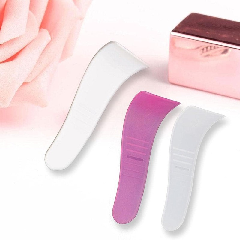 Portable Hair Wax Removal Spatulas, 5Pcs Random Colors, Non-Stick Wax