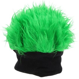 AOKWAWALIY Hedging Cap Hair Sun Visor Cap Spiked Hair Hat UV Visor Hat Wig Peaked Hat Wig Hat Women Hat Visor Hat for Men Shade Hats for Men Knitted Hat Green Hats for Men UV Hats Acrylic, Black