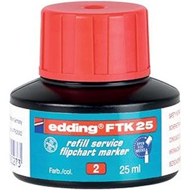 Edding Marker Flipchart Refill Ink for red