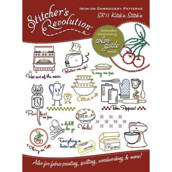 Aunt Martha's Stitcher's Revolution Iron-On Transfers-Kitchen Inspirations