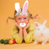 33Pcs Easter Photo Booth Props Kit, PERFQU Easy DIY Needed