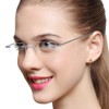 LUFF 2 Pack Mini Reading Glasses Upgrade Portable Readers Unisex