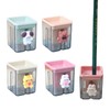 Zodors Pencil Sharpener, Pack of 4, Double Hole Sharpener with