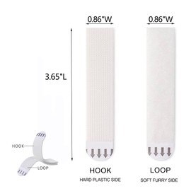 28 Pairs(56 Strips) Large Picture Hanging Strips Heavy Duty, Hook and Loop Tape, Damage Free Hanging Picture Hangers, Removable Adhesive Strips for Frame Hanging and Christmas Decorations