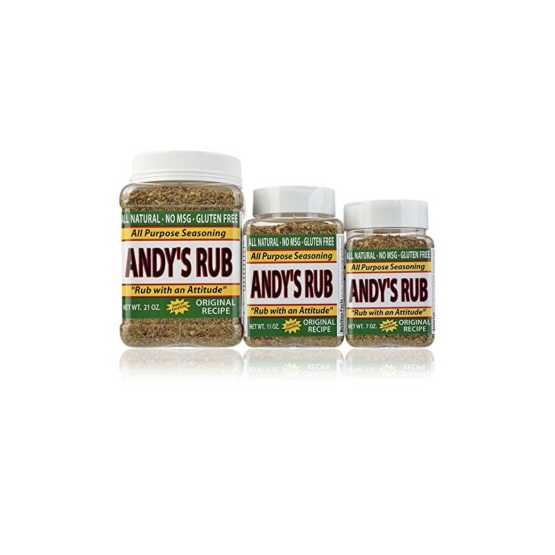 Andy's Rub, an All Natural Rub with Attitude, 11 oz.