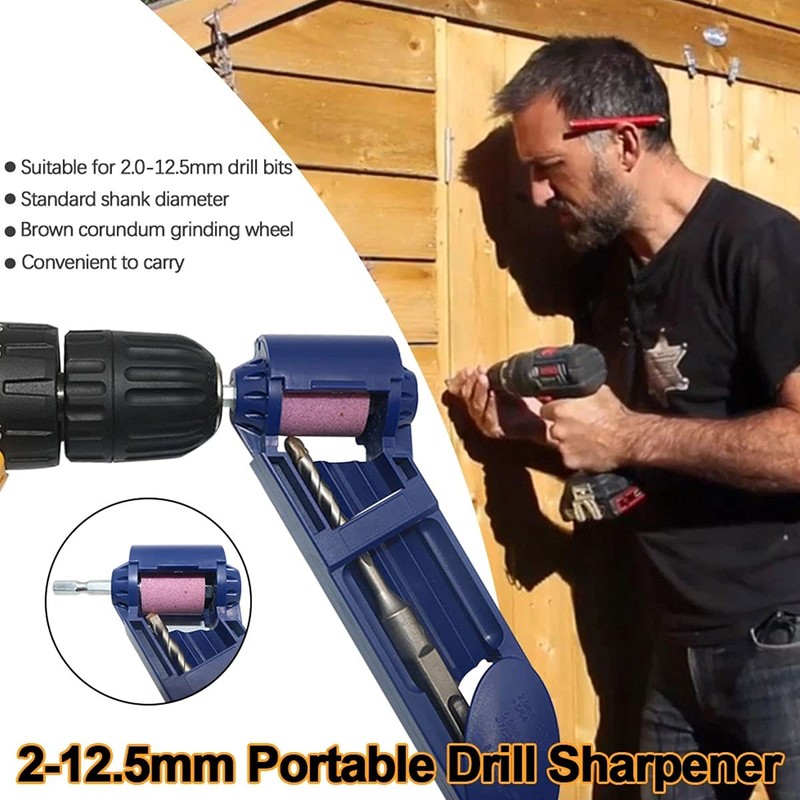 Drill Bit Sharpener Tool Twist Drill Grinding Machine Portable Hand