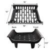 AGTEK Fireplace Grate 18 inch Cast Iron Fire Place Grates