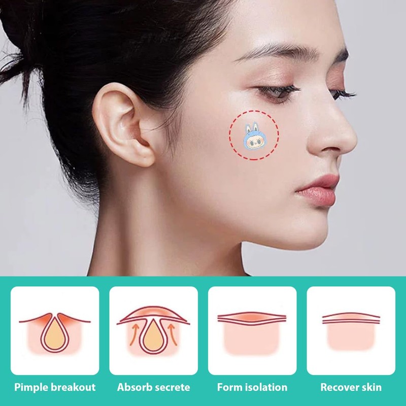 EIROVYA Pimple Patches Pickel Patch Hydrokolloid Akne Pimple Patch mit
