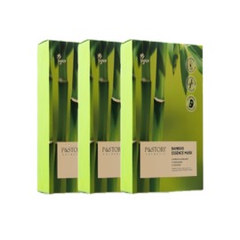 [P&Story] Bamboo Essence Mask 30 Sheet Special Set Vegan Mask Duty Free Shop Mask / [피앤스토리] 대나무 에센스 마스크 30매 기획세트  비건마스크 면세점마스크