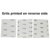 60 Sandpaper 1/4 Sheets for Palm Sanders - Includes 20